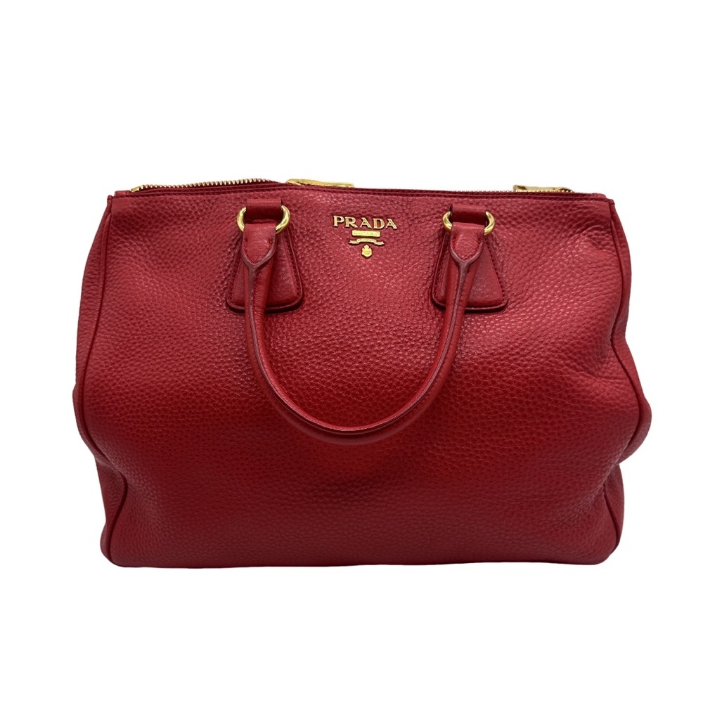Prada Red Leather Women's Bag
